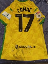 Ante Crnac Norwich City Match-Worn Shirt 24/25 – Signed – Authentic (With Box)