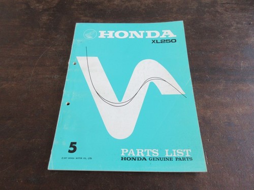 Honda xl250 1977 - xl250, parts