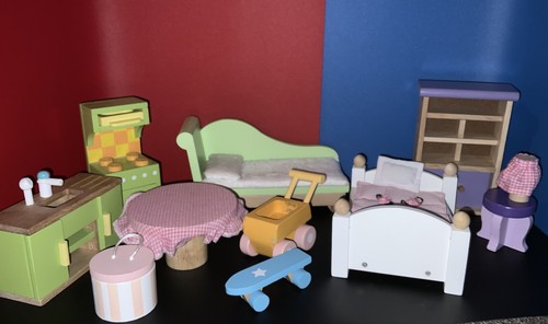 Toy van dollhouse furniture - le,