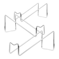  2 Pcs Versatile Iron Wine Rack Modern Wine Bottle Rack for Home Sleek Single