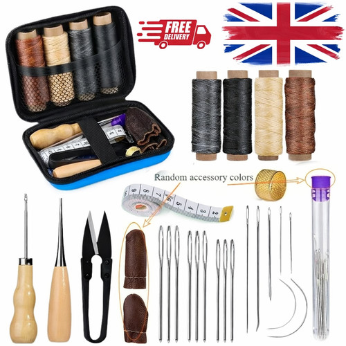 Leather sewing kit hand - leather,