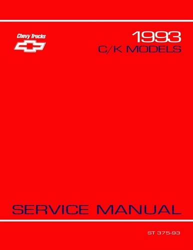 1993 chevrolet k models - /,