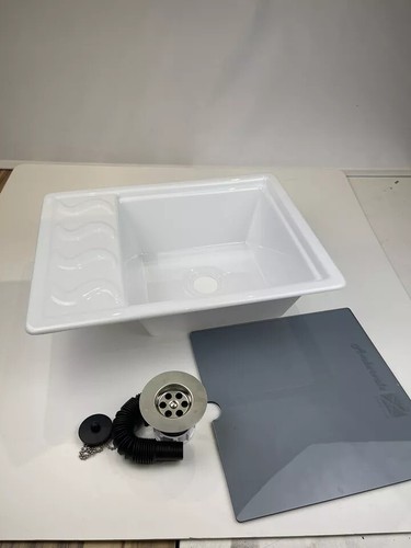 Acrylic white wave drainer - acrylic,