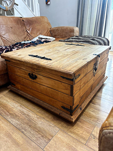 Rustic brown wooden storage - rustic,