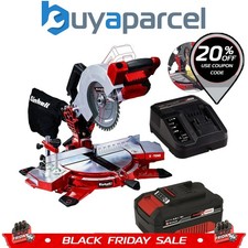 Einhell Cordless 18v Mitre Saw 210mm Power X-Change TE-MS 18/210 1 x 4ah Battery