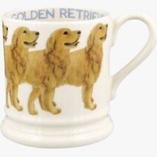 Emma Bridgewater Pottery Golden Retriever 1/2 Pint Mug - New First - Dogs Dog