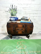 A Rare Vintage Art Deco Oak