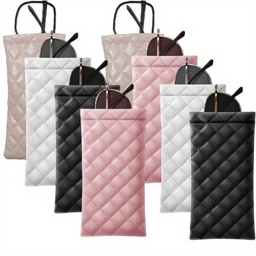 2pcs glasses case pouch pu - glasses,