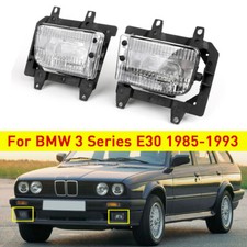 2Pcs/Set Front Bumper Clear Fog Light Lamp Lens Fit For 85-93 BMW E30 3-Series