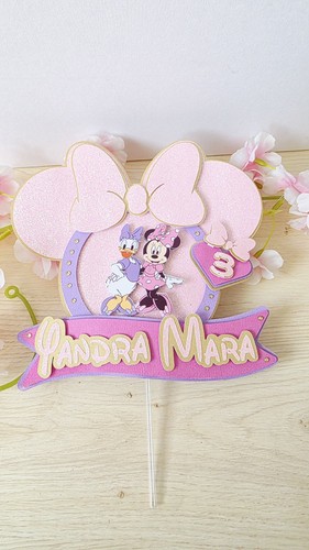 Minnie mouse cake topper set - mouse,