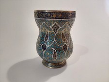 Kashmiri Enamel Vase Indian