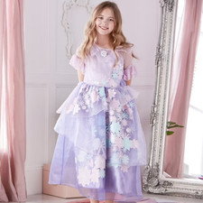 Disney Store Isabela Costume Kids Encanto Princess Dress Fancy Dress – Age 9/10