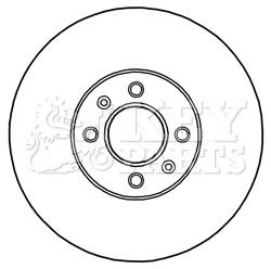 Key parts kbd5243 brake disc - key,
