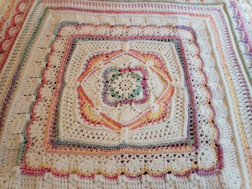 Handmade crochet baby blanket - crochet,