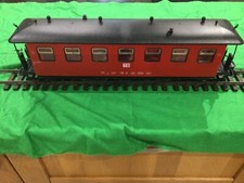 TRAIN NEWQUIDA 'G' GAUGE HSB CRIMSON  970-407 PASSENGER CAR COACH