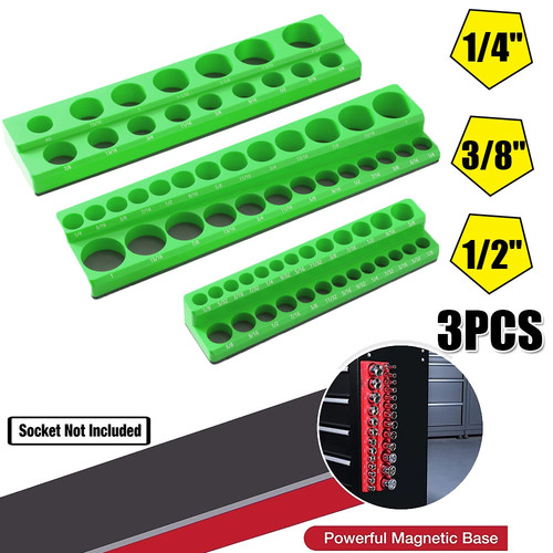 3pcs magnetic socket organizer - magnetic,