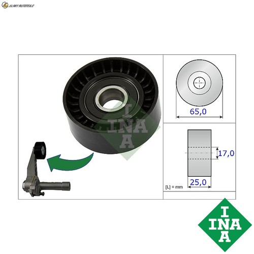 Tensioner pulley ribbed belt - pulley, v-ribbed