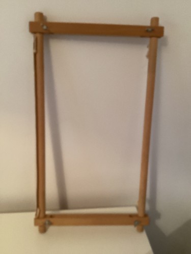 Tapestry wooden frame 18ins - frame,