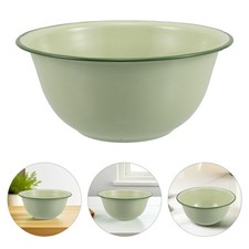  Classic Enamel Soup Bowl: Vintage Style Enamelware Serving Container -