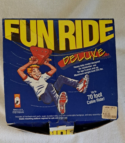 Fun ride deluxe zip - fun, 70