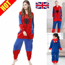 Kids/Adult Spider-Man Costume Kigurumi Animal Pajamas Unisex Onesie31 Cosplay UK