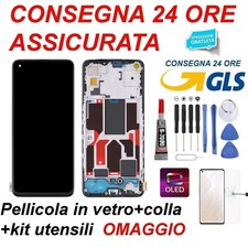 DISPLAY LCD OLED FRAME OPPO REALME GT MASTER RMX3363 RMX3360 TOUCH VETRO SCHERMO