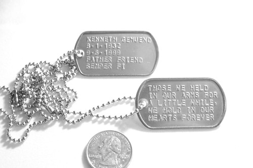 Military dog tags stainless - military,