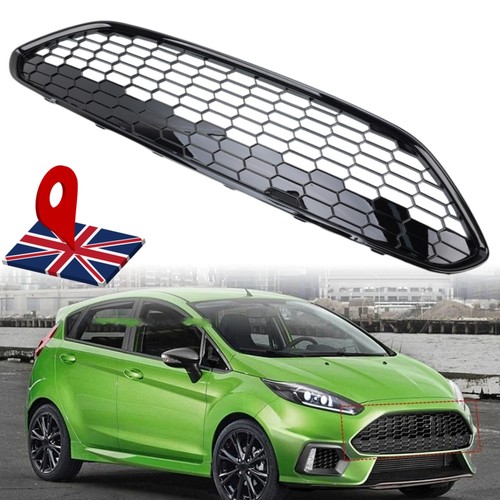 Black honeycomb front bumper - black,