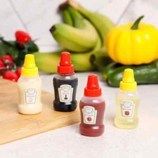 Mini Mayo ketchup Condiment Bottles Sauce Dispenser Squeeze Bottle Squirt bottle