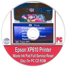 Epson XP610 Printer Waste Ink