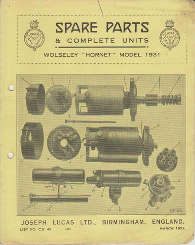 Wolseley hornet 1931 - hornet,