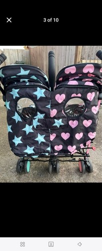 Twin pushchair - twin,