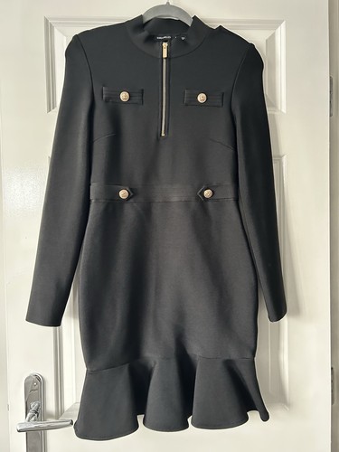 Black karen millen fitted - black,