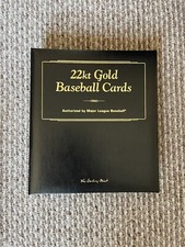 The Danbury Mint 22KT Gold Major League Baseball Cards