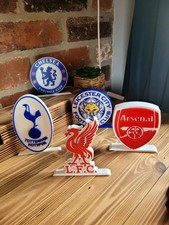 Football Team Logo Statue, Liverpool, Chelsea, Tottenham Spurs, Arsenal