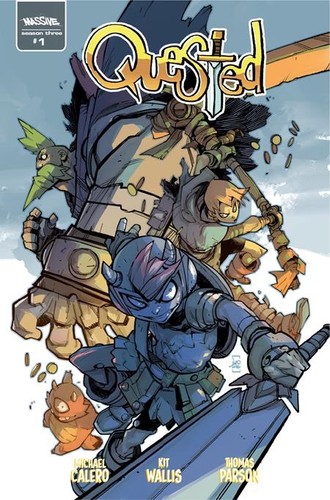 Quested cover - quested, (of