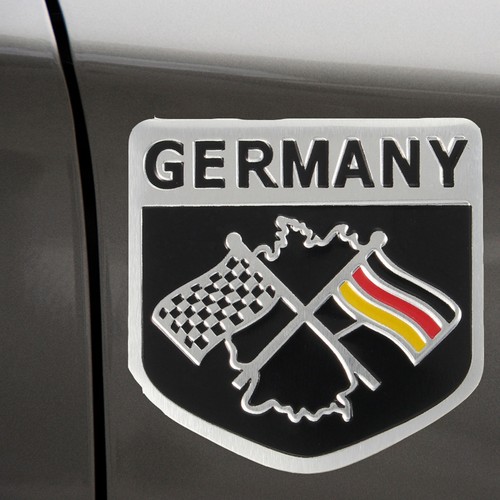 Aluminium auto car emblem - 3d,