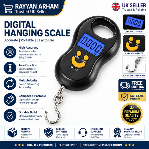 Digital fishing scales 50kg - digital,