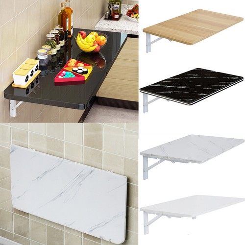 Wall mounted table - mounted, drop-leaf