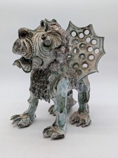 Large Vintage Chinese Dragon PiXiu Sculpture Statue 10x12x6"  Jacob Chan.