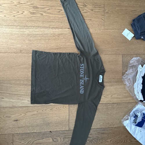 Stone island dark green long - stone,