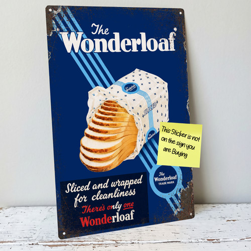 Wonderloaf bread metal - bread,