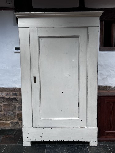 Vintage dutch armoire cream - armoire,