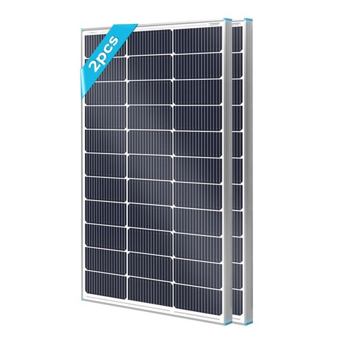 2pcs 100w solar panel type - 100w, n-type