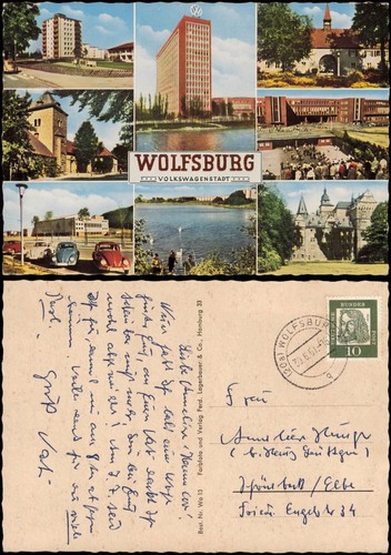 Wolfsburg multi picture - wolfsburg, map