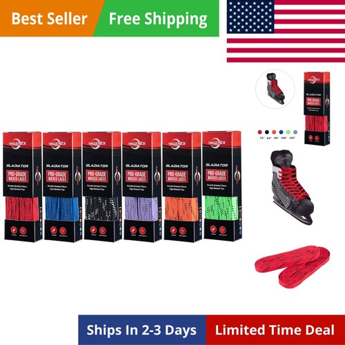 Gladiator waxed skate laces - gladiator,