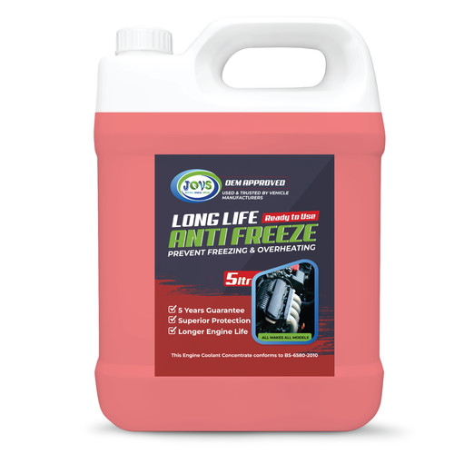 Red antifreeze engine - red, coolant