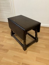 Vintage Old Charm STYLE Solid Oak Drop Leaf Coffee Table Occasional Side Table