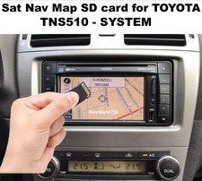 Genuine Toyota Sat Nav Map SD card for TNS510 UK & EU  - 99538-02482