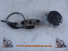 Suzuki GSXR 600 750 SRAD 2 Piece Lock Set Tank Cap Pillion Seat Catch With Key